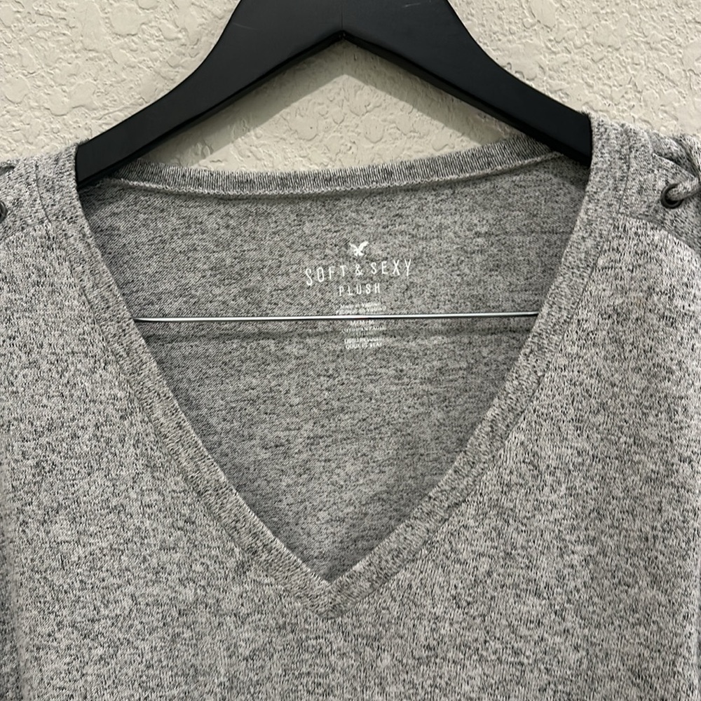Soft and Sexy plush long sleeve t shirt - Picture 5 of 9